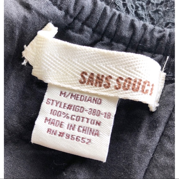 Sans Souci Medium Strapless Black Lace Dress - Picture 8 of 8